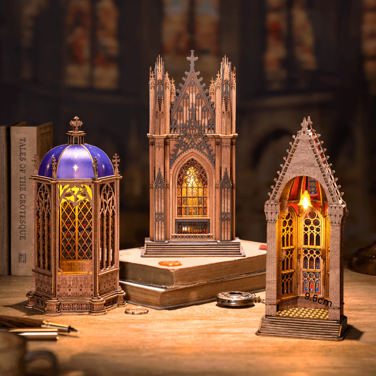 Rolife Geometric Cathedral 3D Wooden Puzzle TGA03 - Image 3