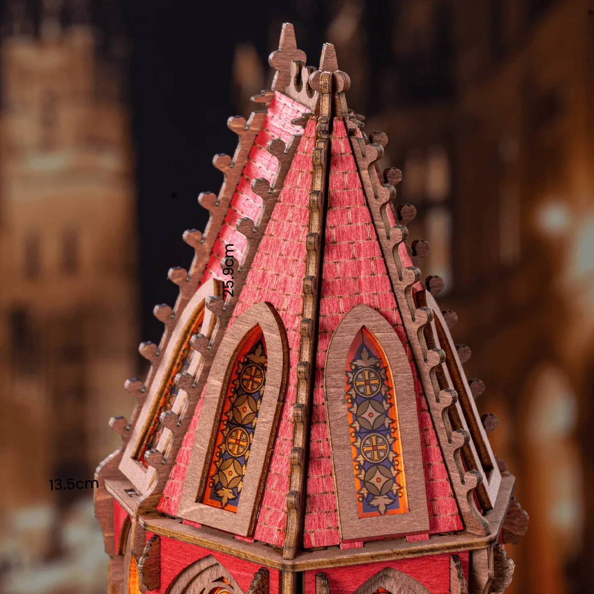 Rolife Geometric Cathedral 3D Wooden Puzzle TGA03 - Image 4