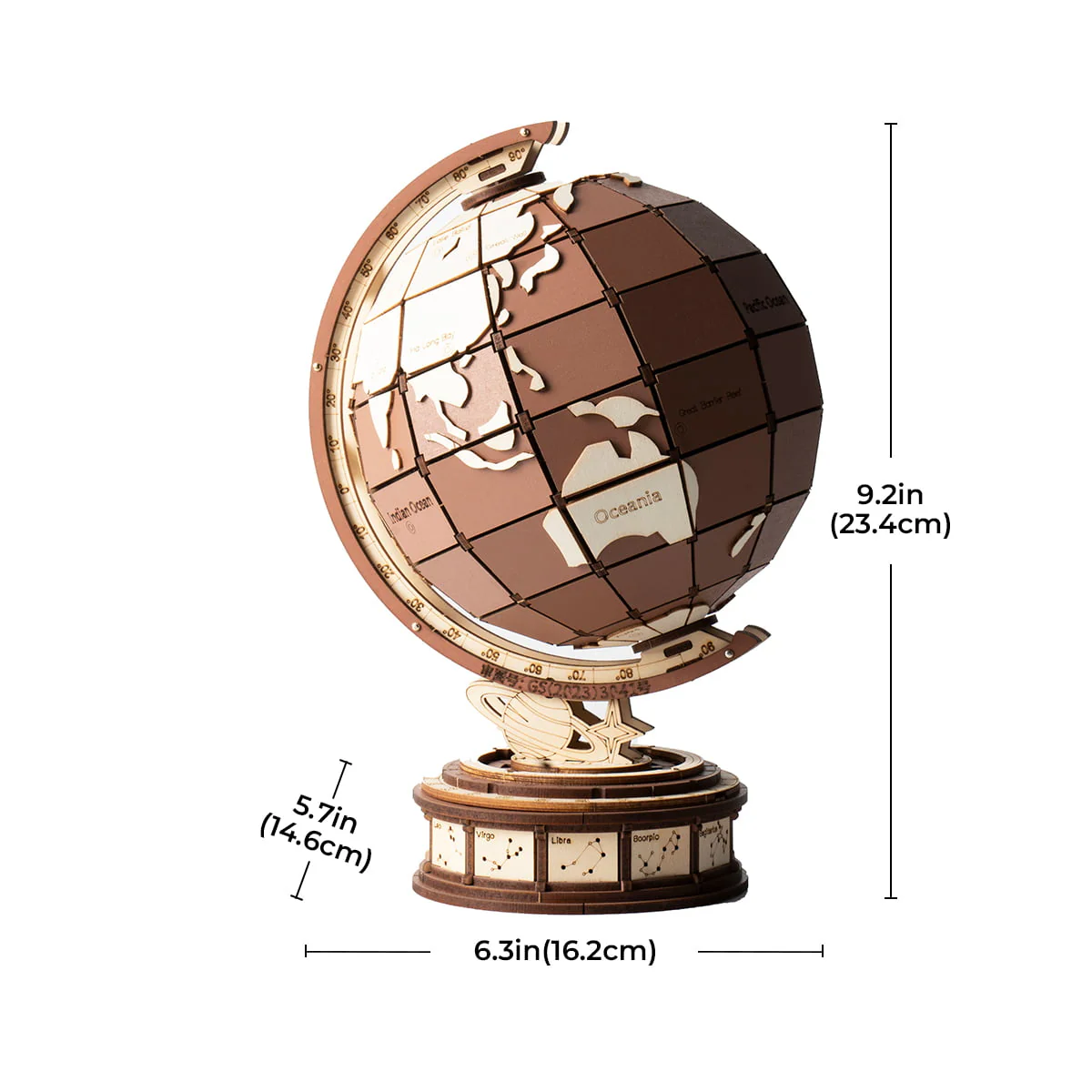 Rolife Global Wonders 3D Wooden Puzzle TGM01 - Image 6