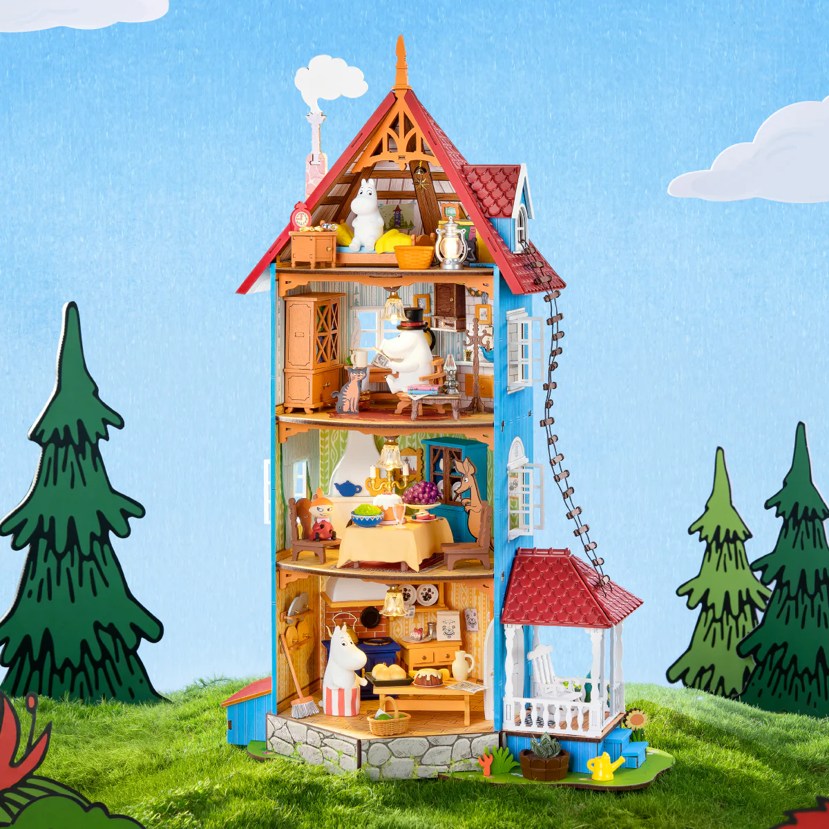 Rolife Moominhouse DIY Miniature House DA009 - Image 2