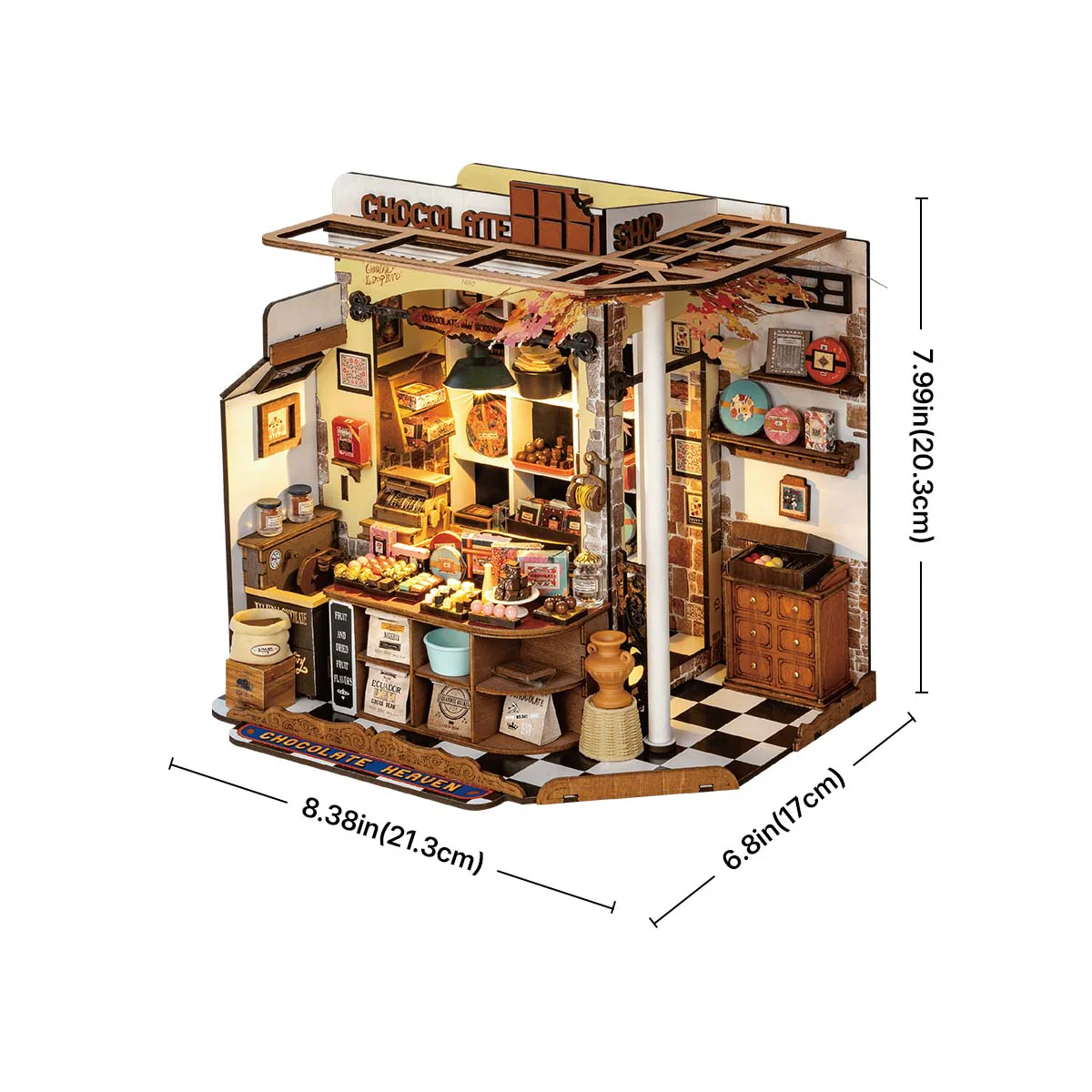 Rolife Henry's Chocolate DIY Miniature House DG174 - Image 7