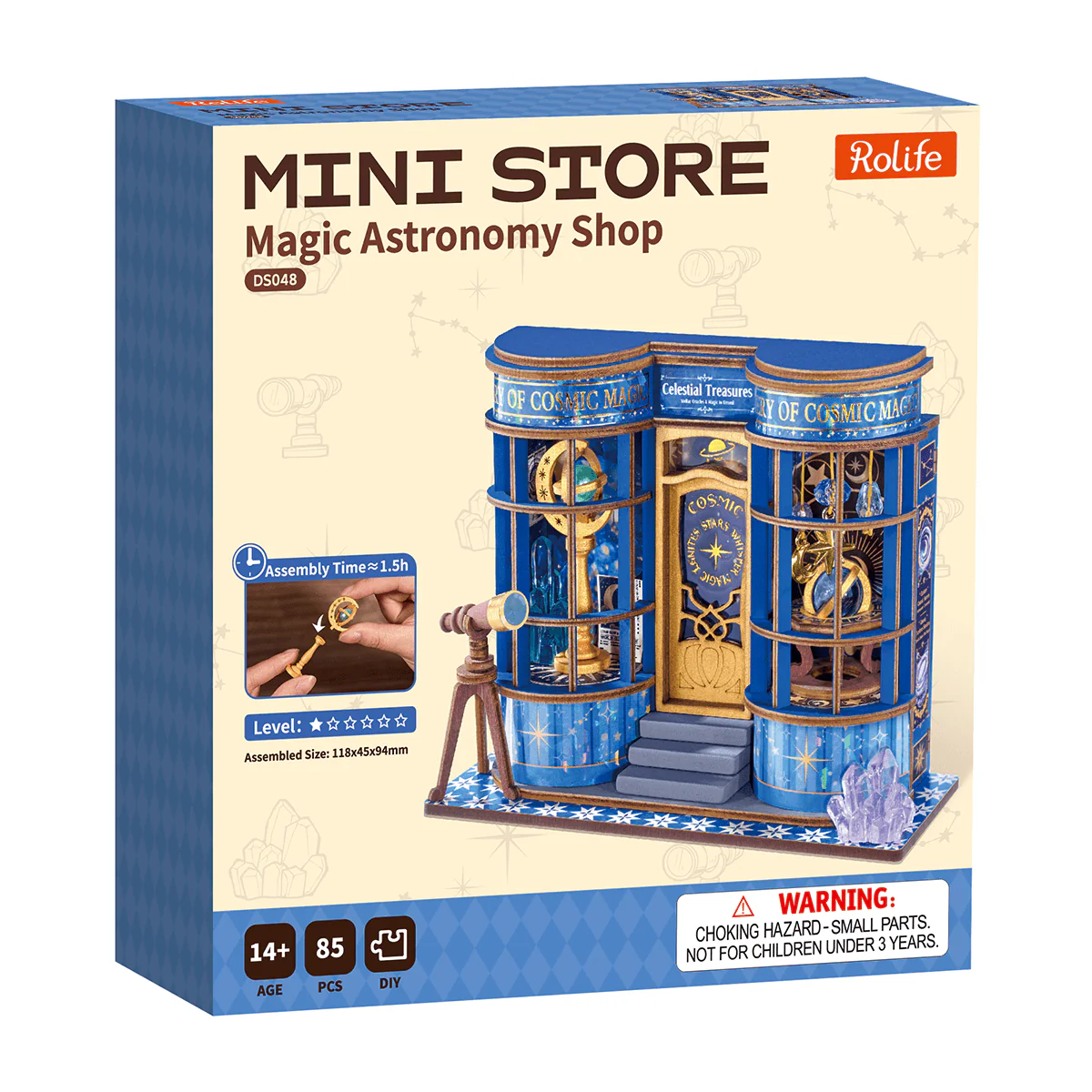 Rolife Magic Astronomy Shop DIY Miniature House DS048 - Image 6