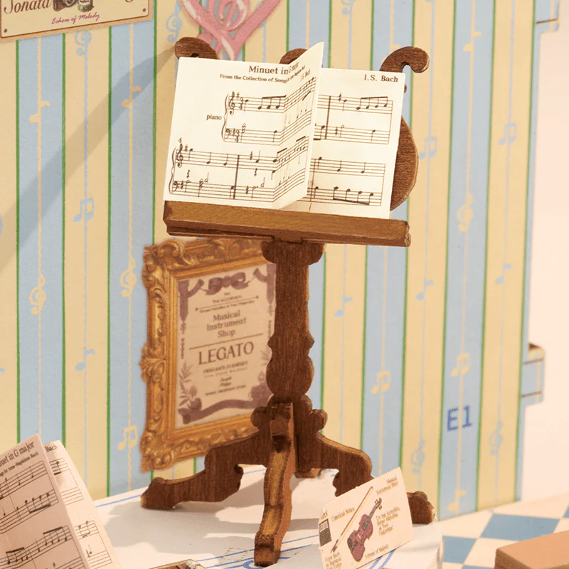 Rolife Melody Instrument Shop DIY Miniature House DS047 - Image 4