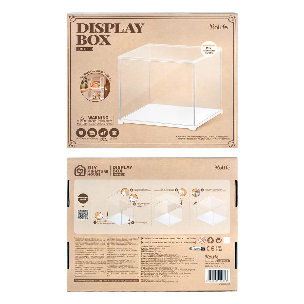 Rolife Miniature House Display Box DF03L - Image 8