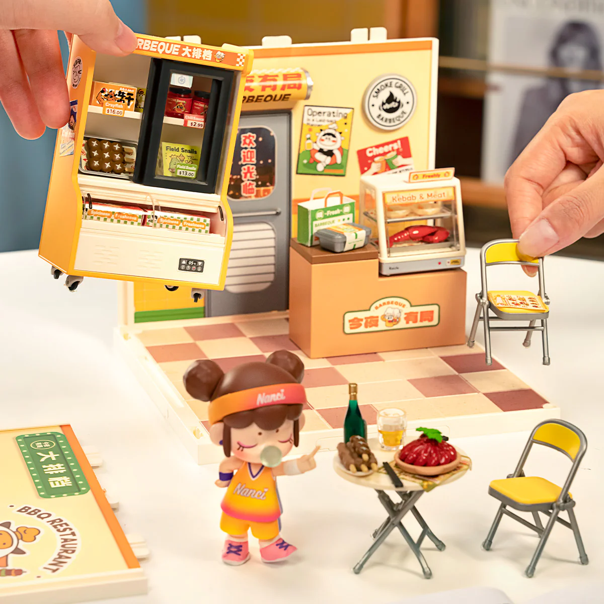 Rolife Night Out Food Stall DIY Miniature House DW022 - Image 4
