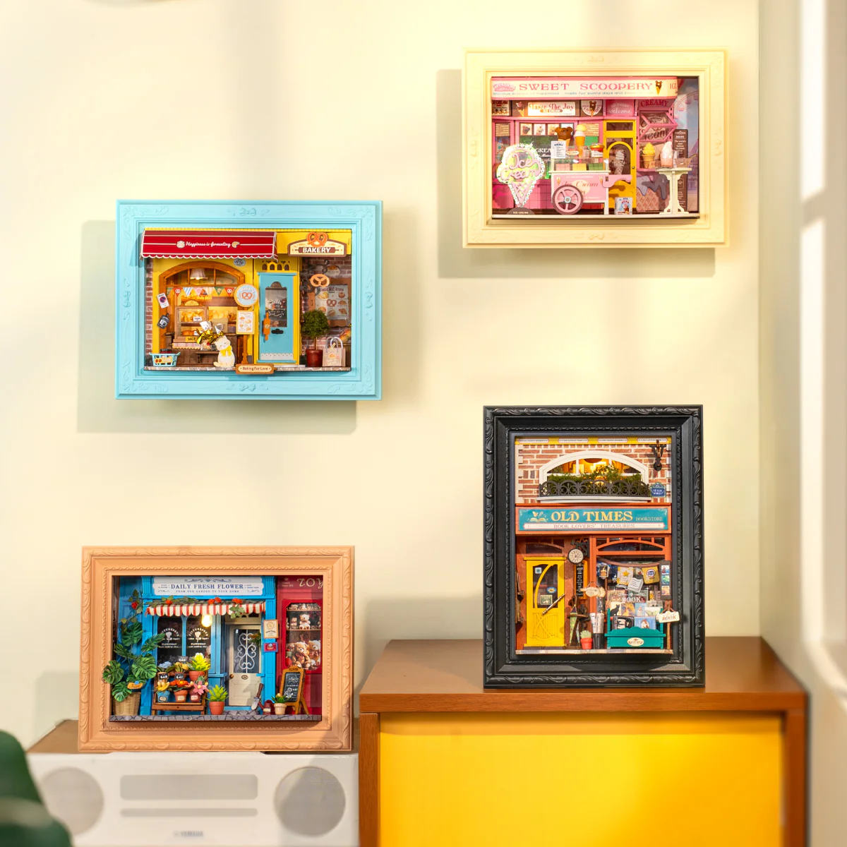 Rolife Old Times Bookstore 3D Wooden Puzzle DP004 - Image 4