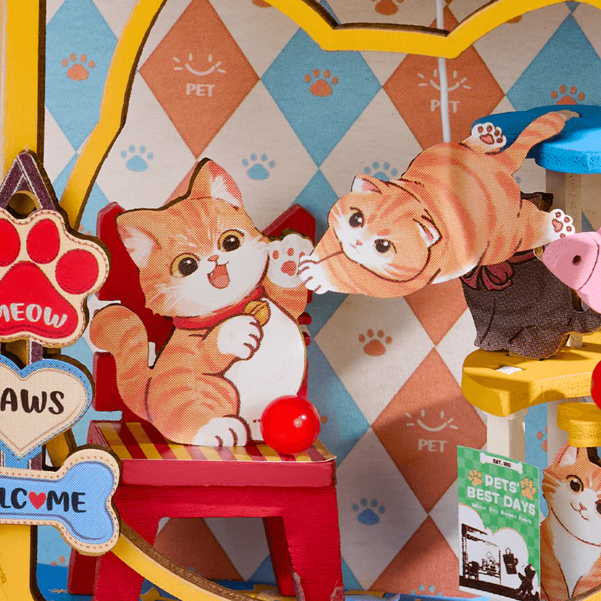 Rolife Pawfect Pet Shop DIY Miniature House DS045 - Image 4
