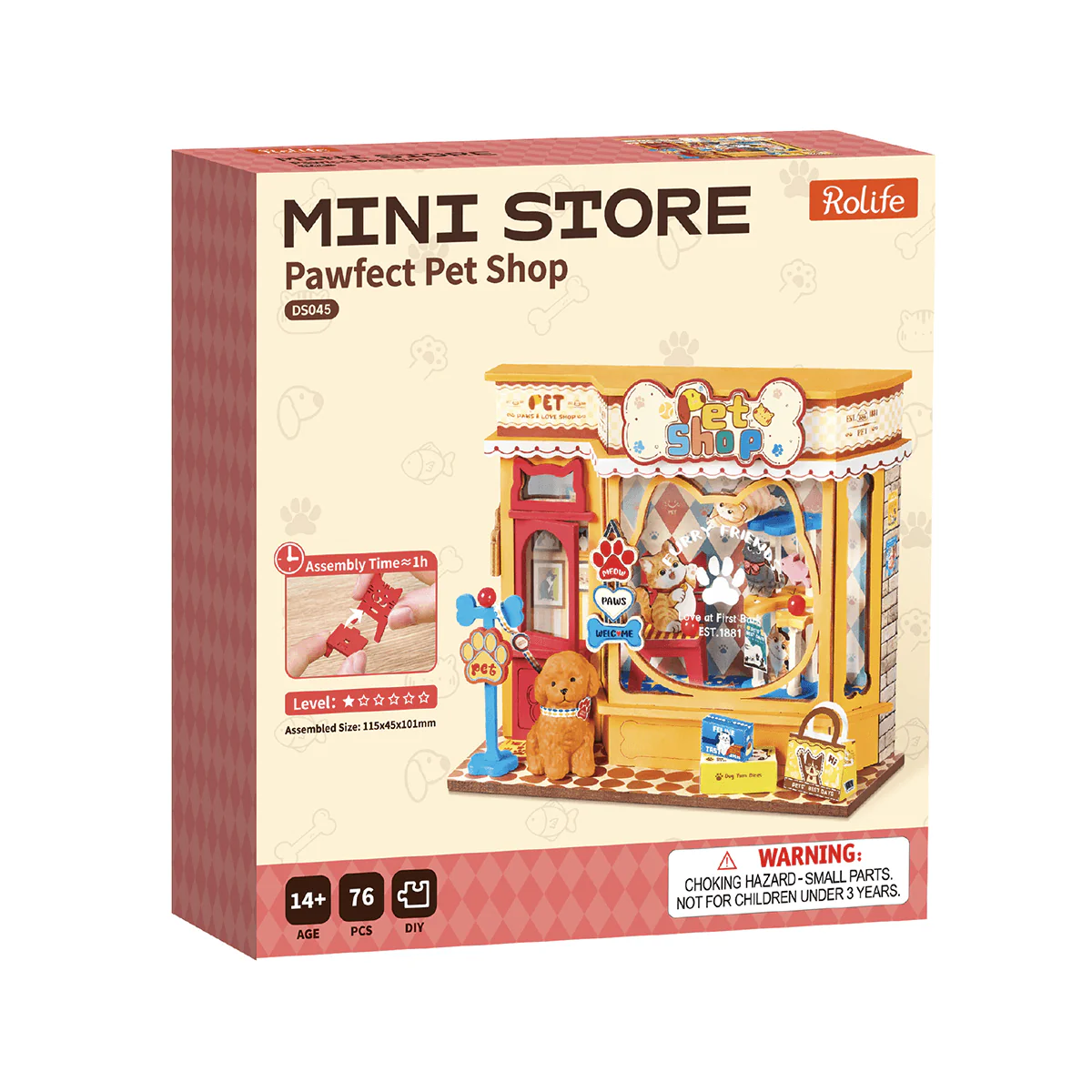Rolife Pawfect Pet Shop DIY Miniature House DS045 - Image 7