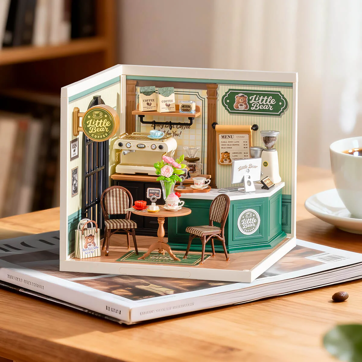 Rolife Perfect Romance Café DIY Miniature House DW028 - Image 6