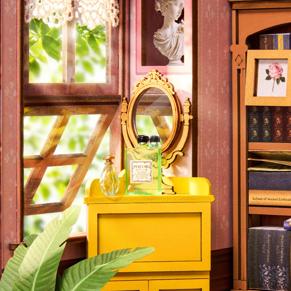 Rolife Quiet Corner Study DIY Book Nook TGE03 - Image 4