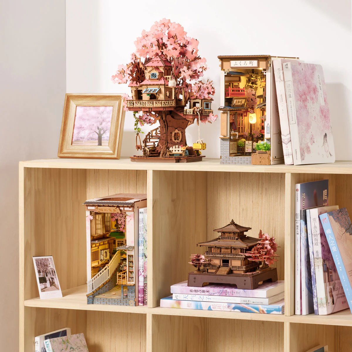 Rolife Sakura Pavilion 3D Wooden Puzzle TGA07 - Image 6