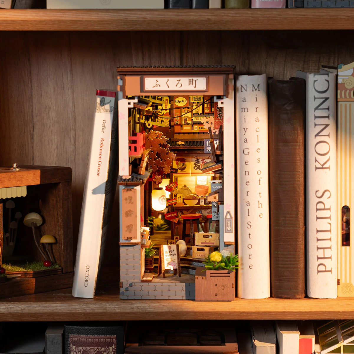 Rolife Sakura Wine Alley DIY Book Nook TGB11 - Image 6