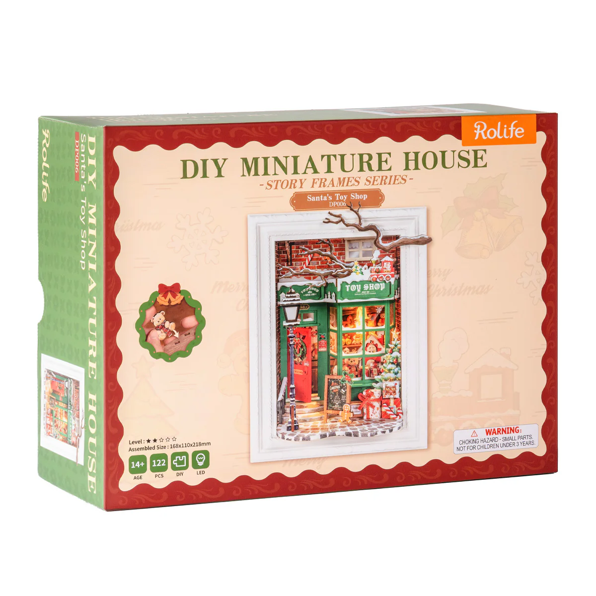 Rolife Santa's Toy Shop 3D Wooden Puzzle DP006 - Image 6