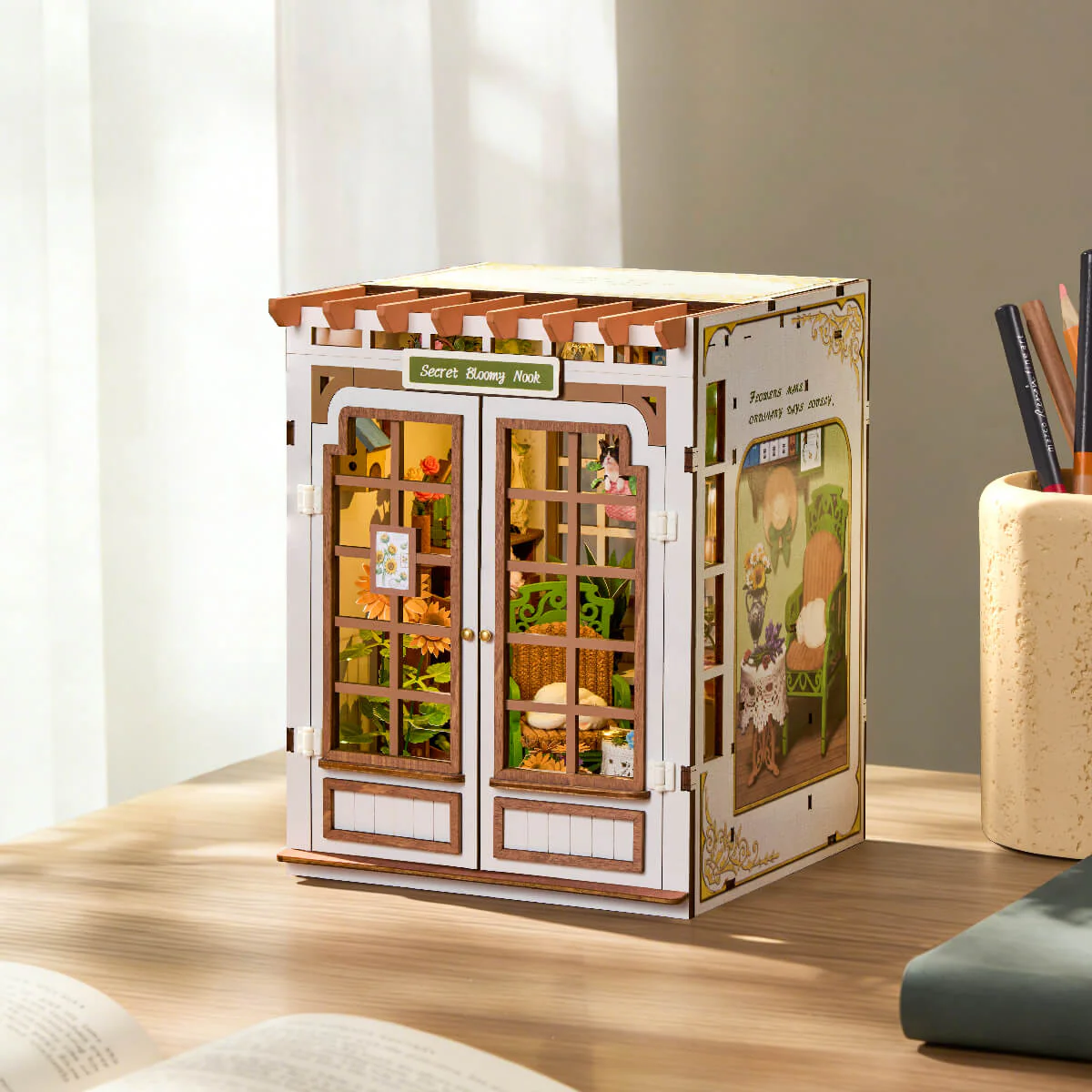 Rolife Secret Bloomy Nook DIY Book Nook TGE04 - Image 3