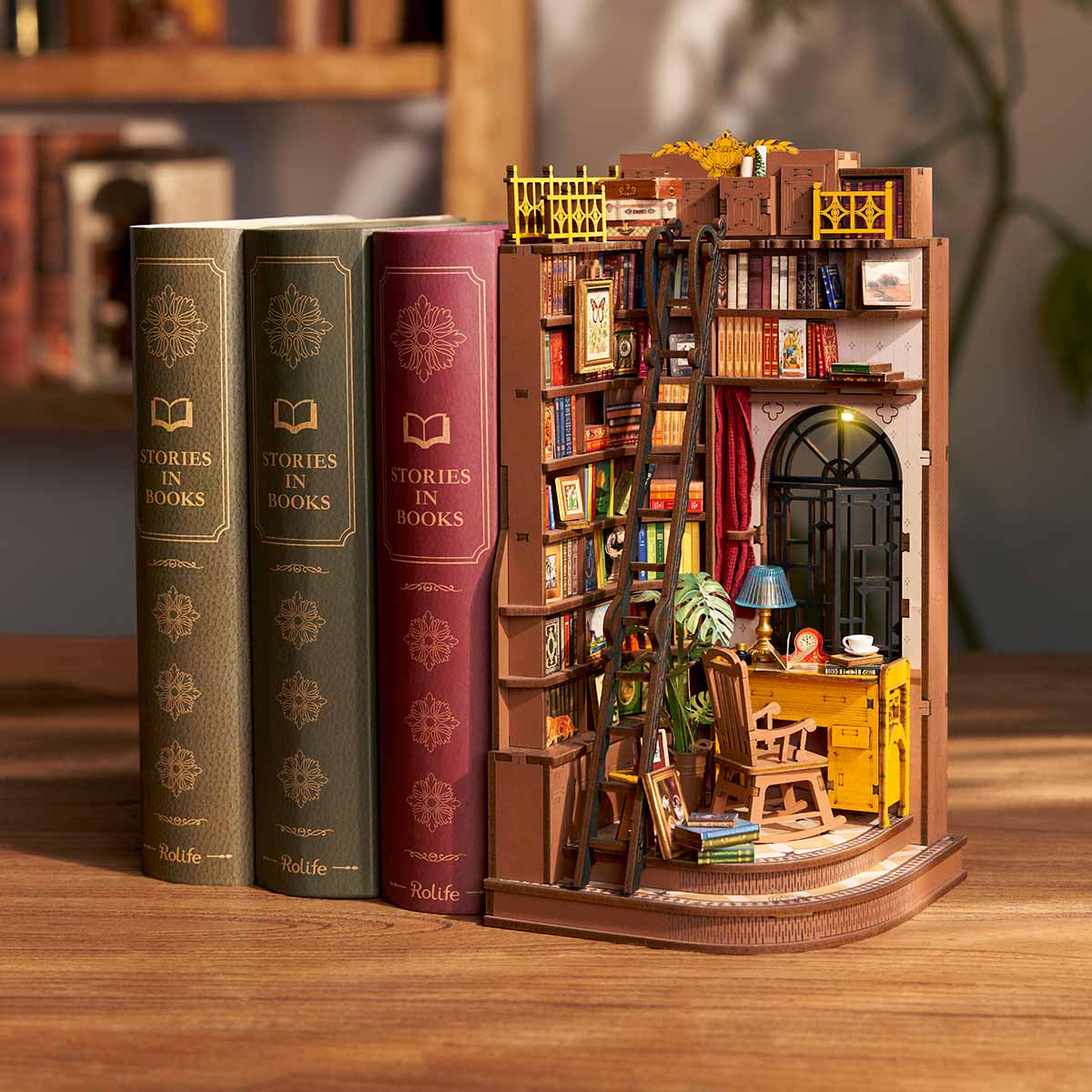 Rolife Silent Corner Study DIY Book Nook TGE02 - Image 4