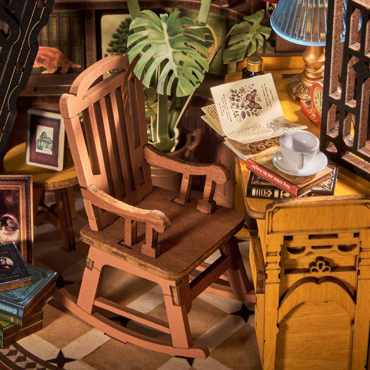 Rolife Silent Corner Study DIY Book Nook TGE02 - Image 6