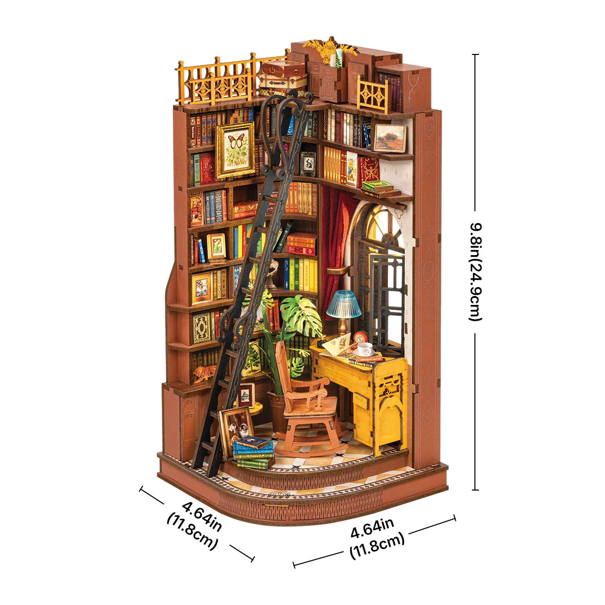 Rolife Silent Corner Study DIY Book Nook TGE02 - Image 7