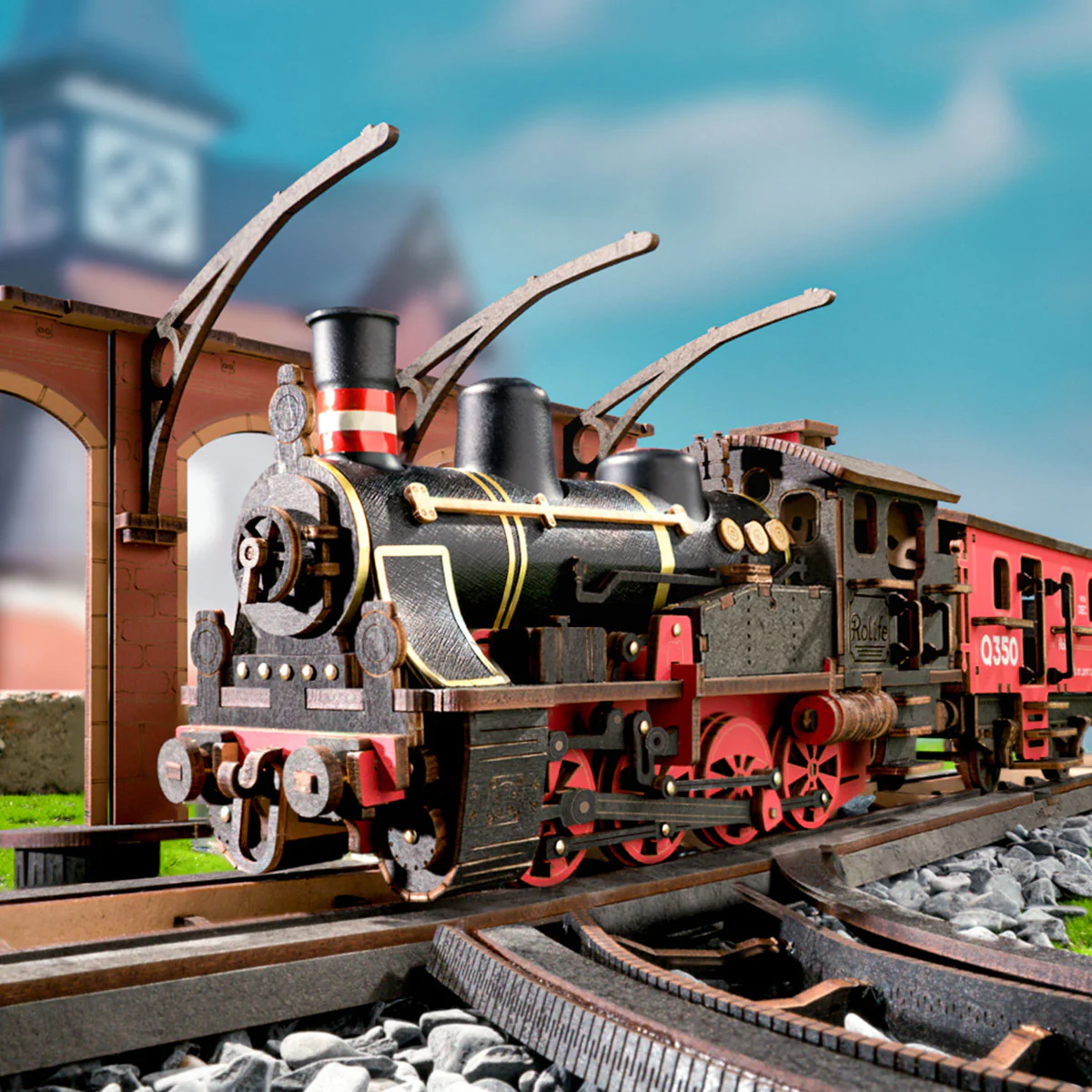 Rolife Steam Journey 3D Wooden Puzzle TGS01 - Image 3