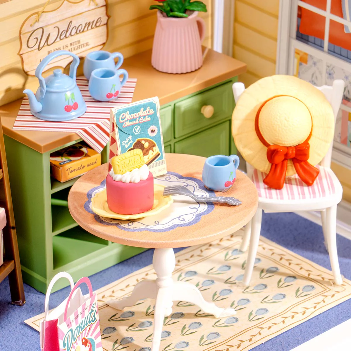 Rolife Sunshine Sip Porch DIY Miniature House DWS07B - Image 4