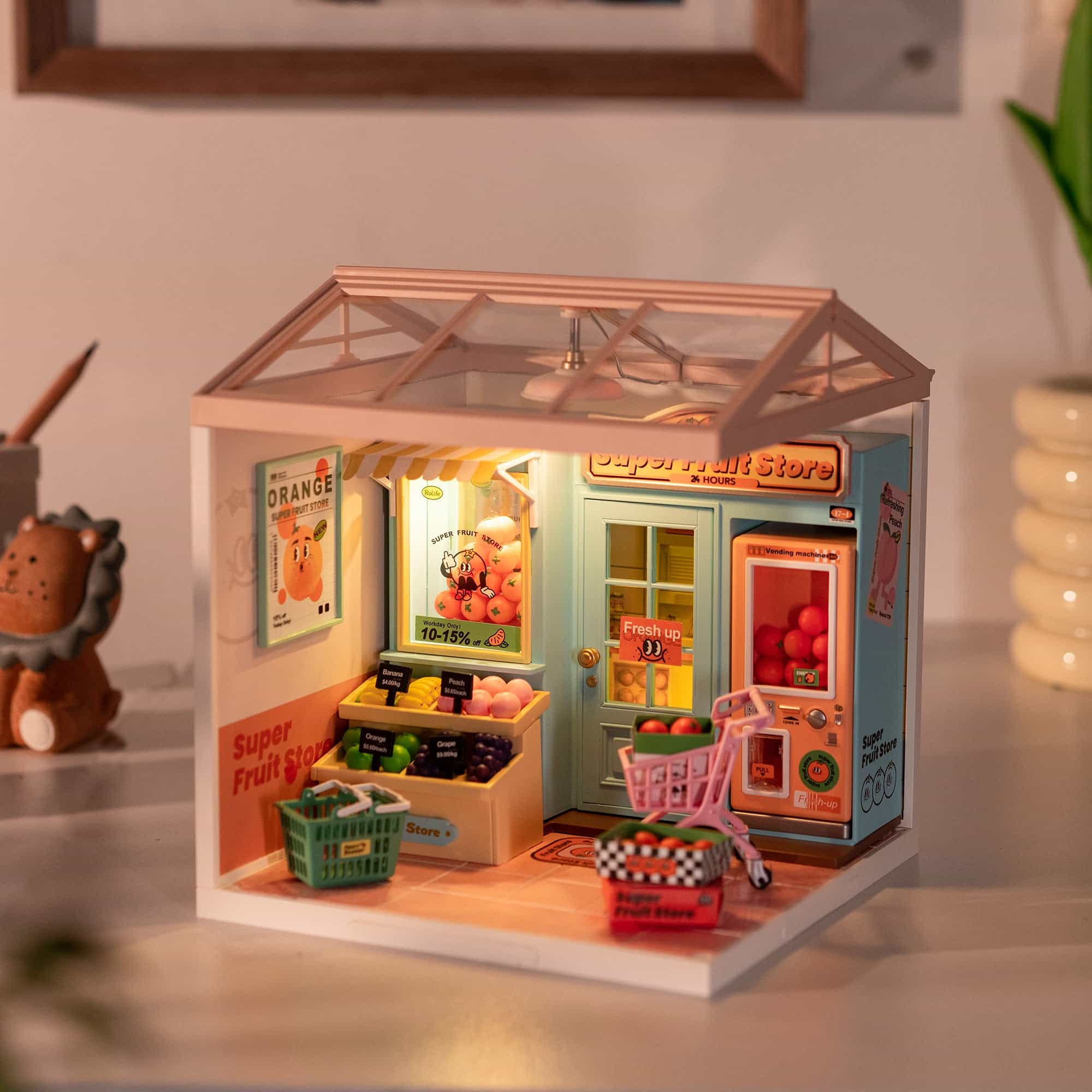 Rolife Super Creator 3 in һShape DIY Miniature House - Image 5