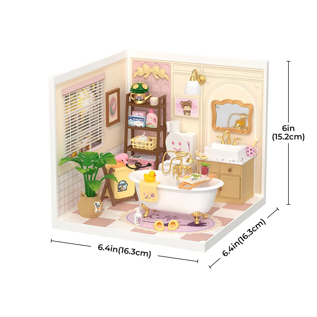Rolife Super Creator 4 in 1 Four Grid DIY Miniature House - Image 11