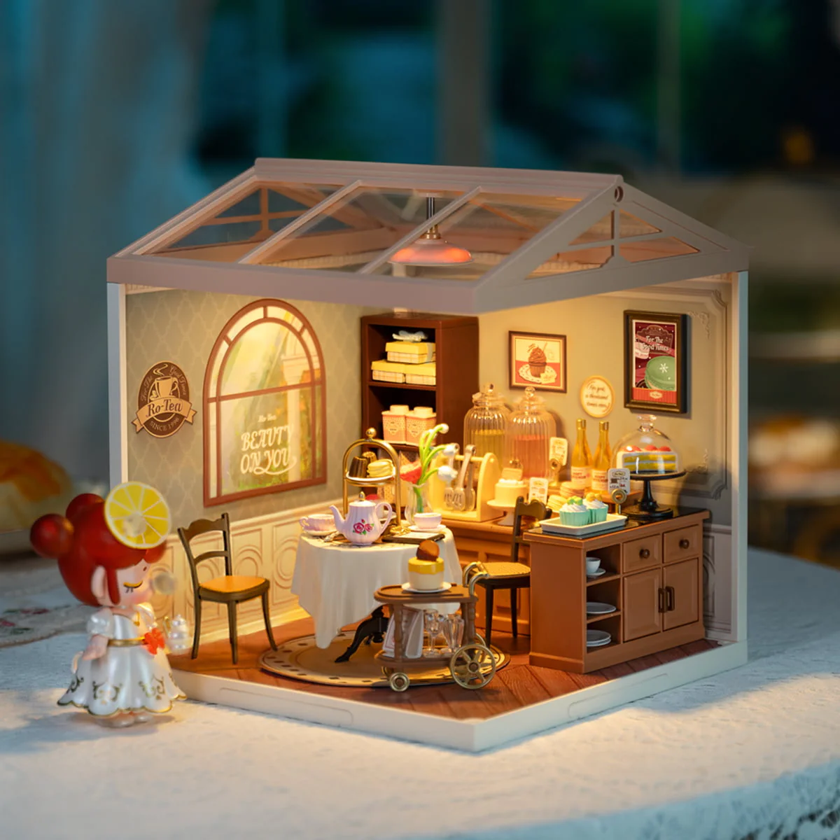 Rolife Sweet Sips Tea DIY Miniature House DW011 - Image 3
