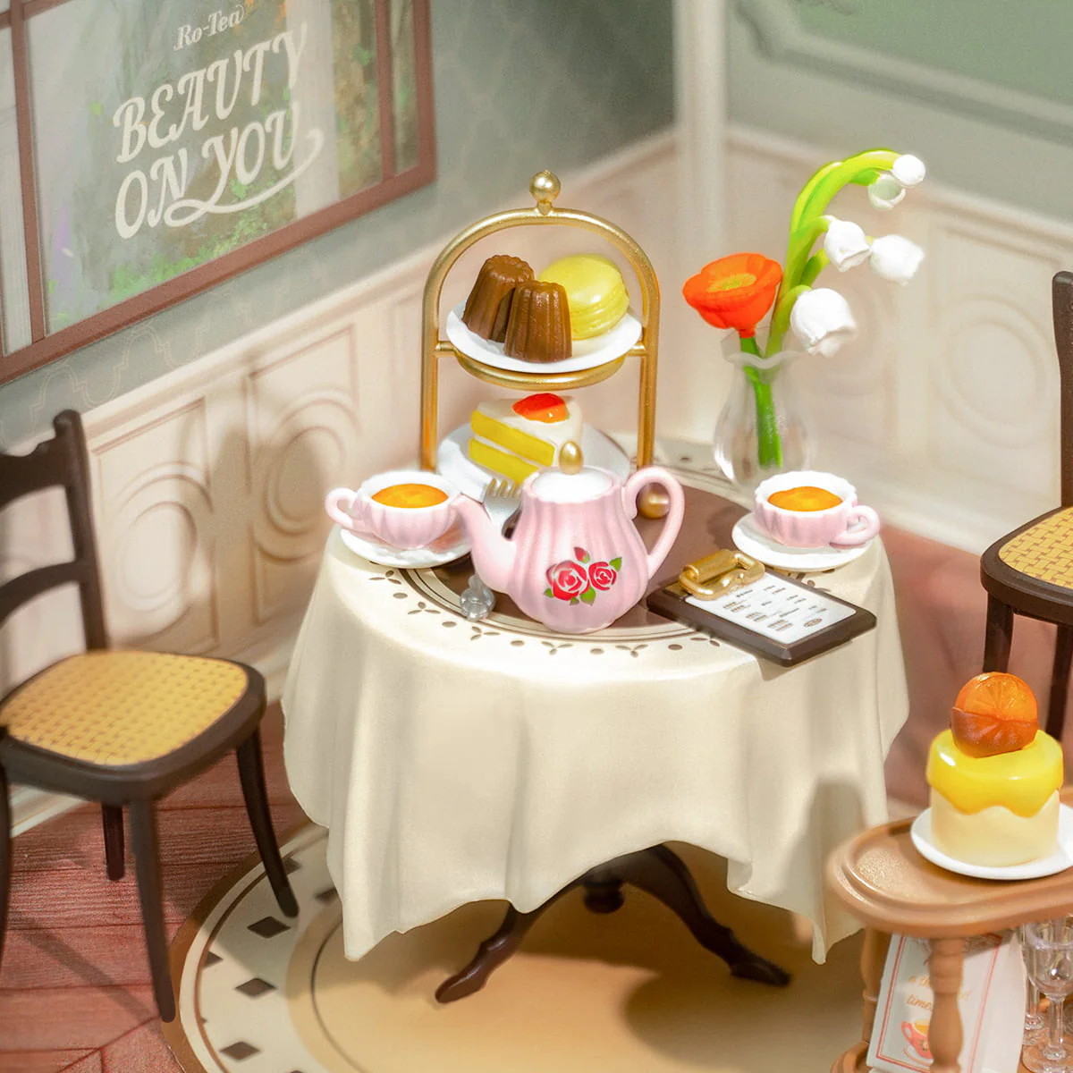 Rolife Sweet Sips Tea DIY Miniature House DW011 - Image 4