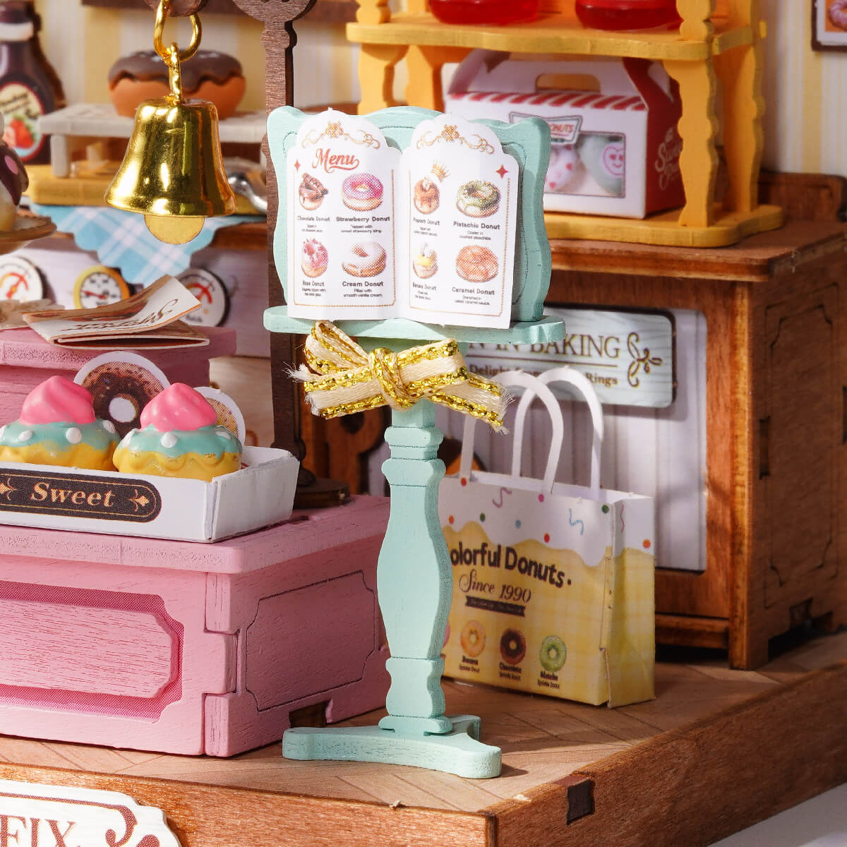 Rolife Sweetie's Donut Shop DIY Miniature House DS051 - Image 3