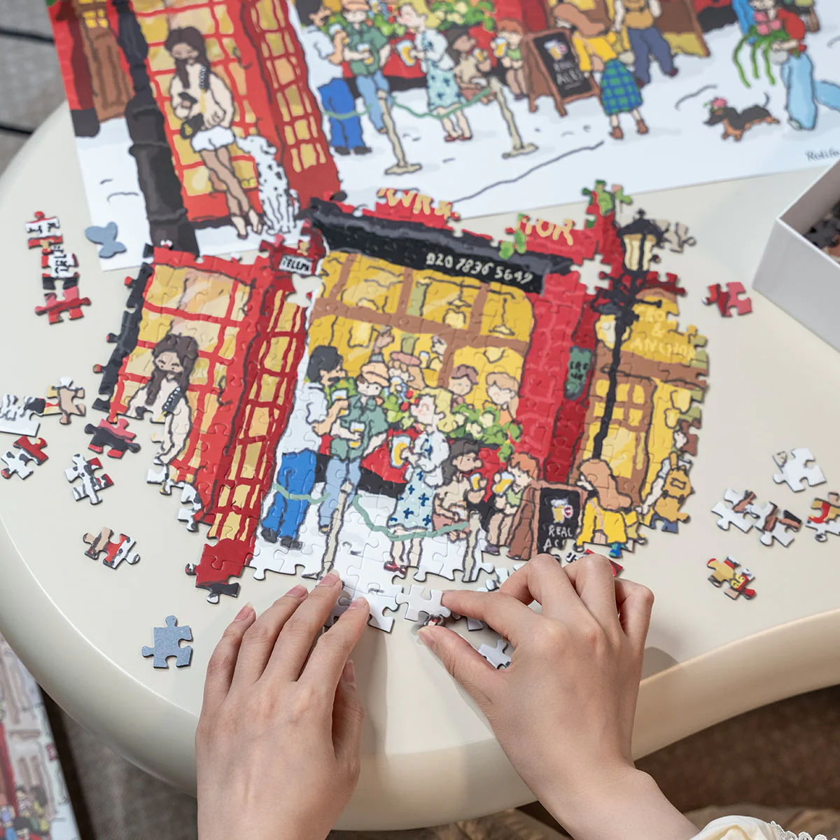 Rolife Welcome to Covent Garden 1000 Piece Jigsaw Puzzle PT006 - Image 4