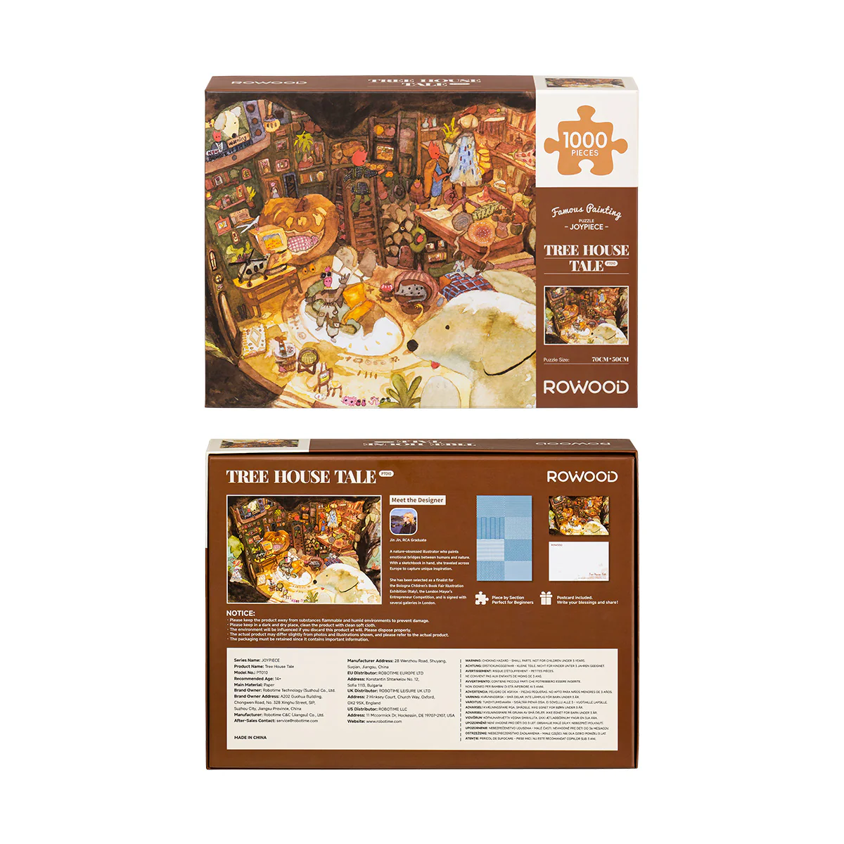 Rowood Tree House Tale 1000 Piece Jigsaw Puzzle PT010 - Image 5